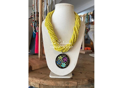 Necklace Yellow Chiapas - Le Catrina